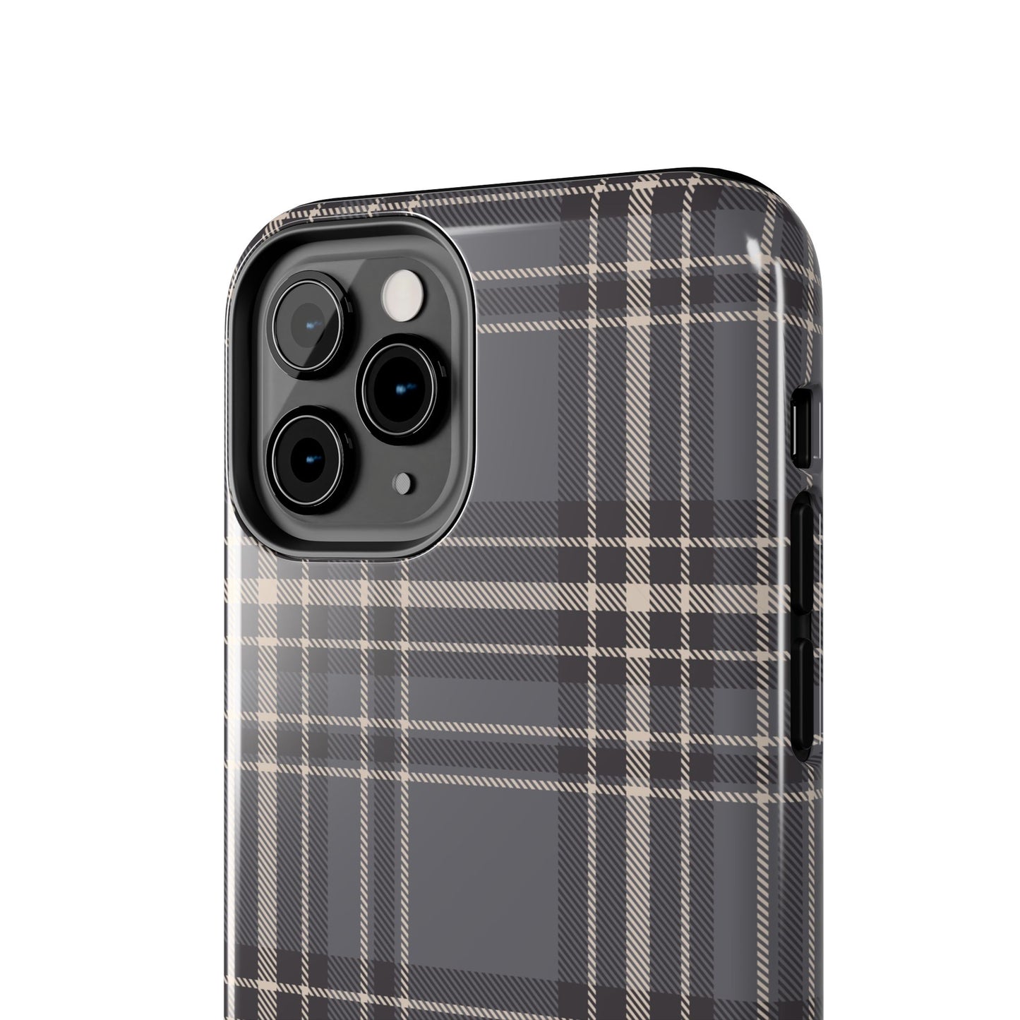 Monochrome Tartan - Tough Phone Case