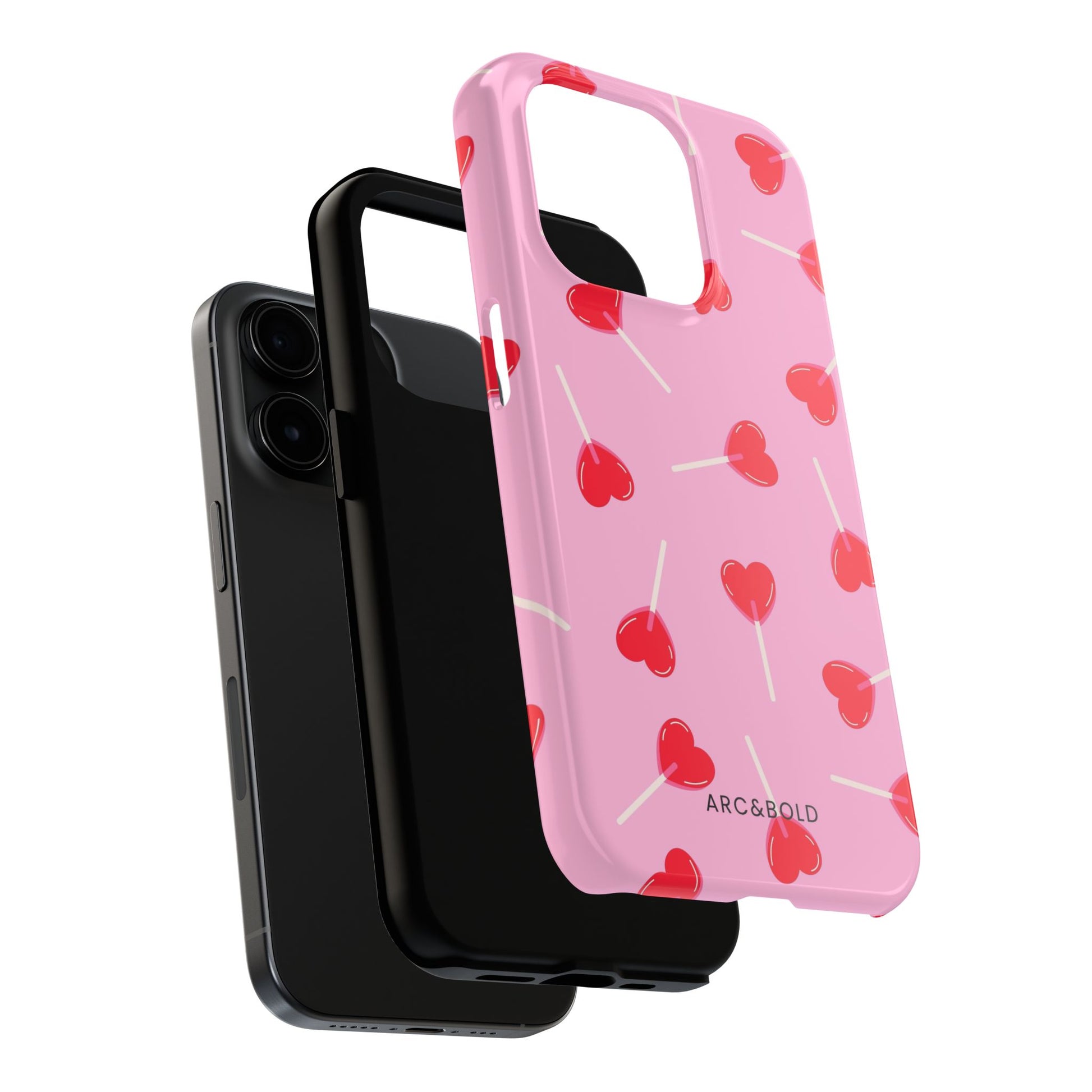 Heart Pops - Tough Phone Case - Arc & Bold