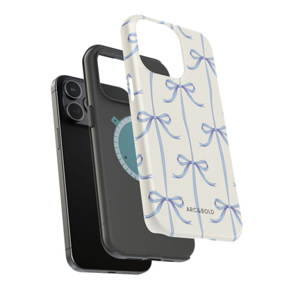 Blue Bow - Magnetic Tough Case - Arc & Bold