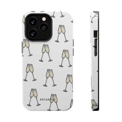 Champagne Toast -Magnetic Tough Case - Arc & Bold