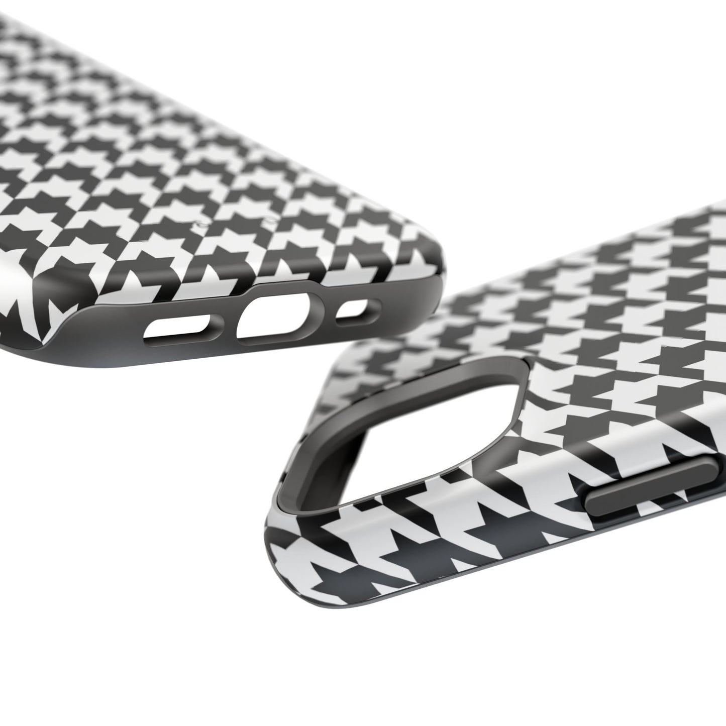 Houndstooth - Magnetic Phone Case - Arc & Bold