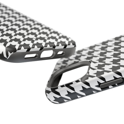 Houndstooth - Magnetic Phone Case - Arc & Bold