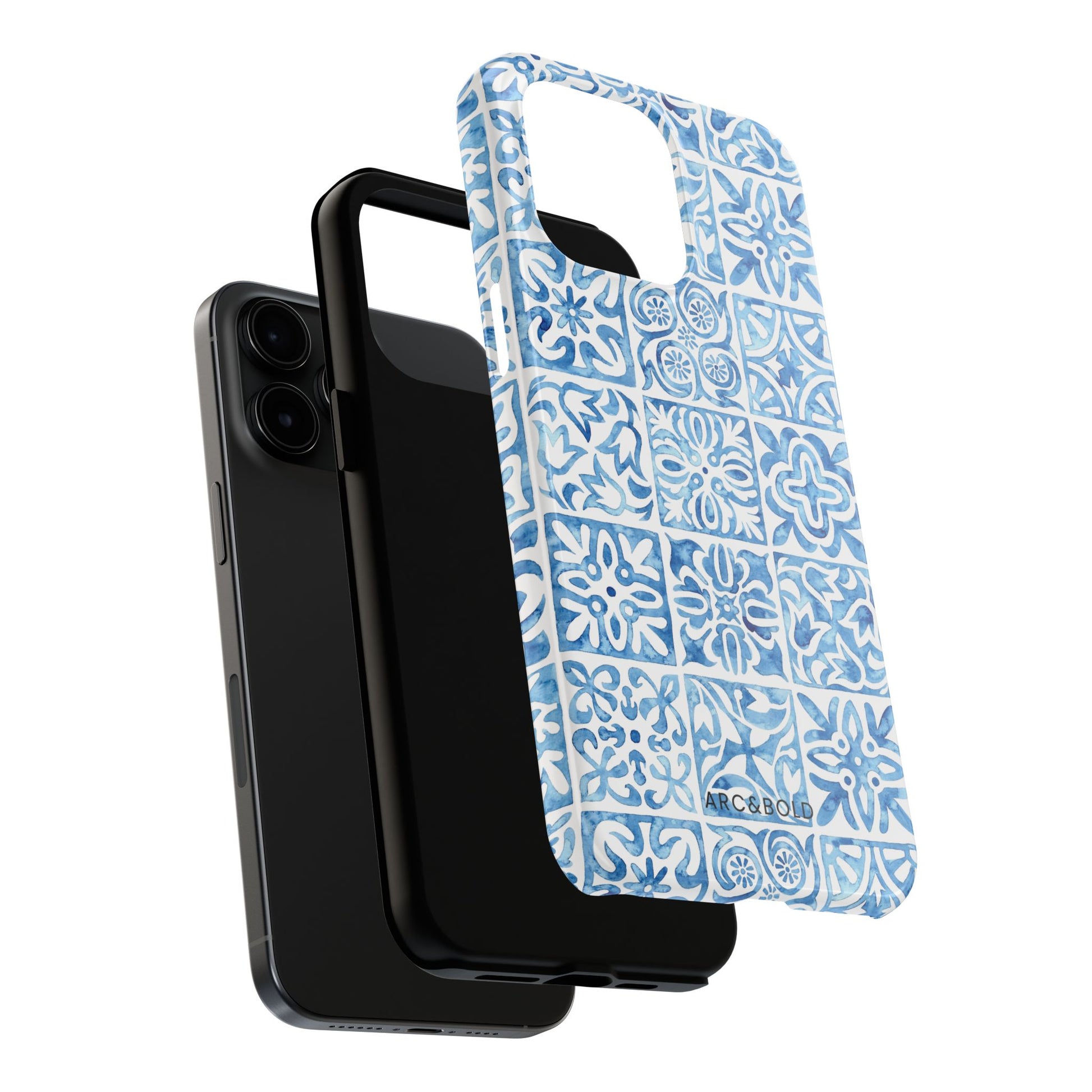 Blue Mosaic - Tough Phone Case - Arc & Bold