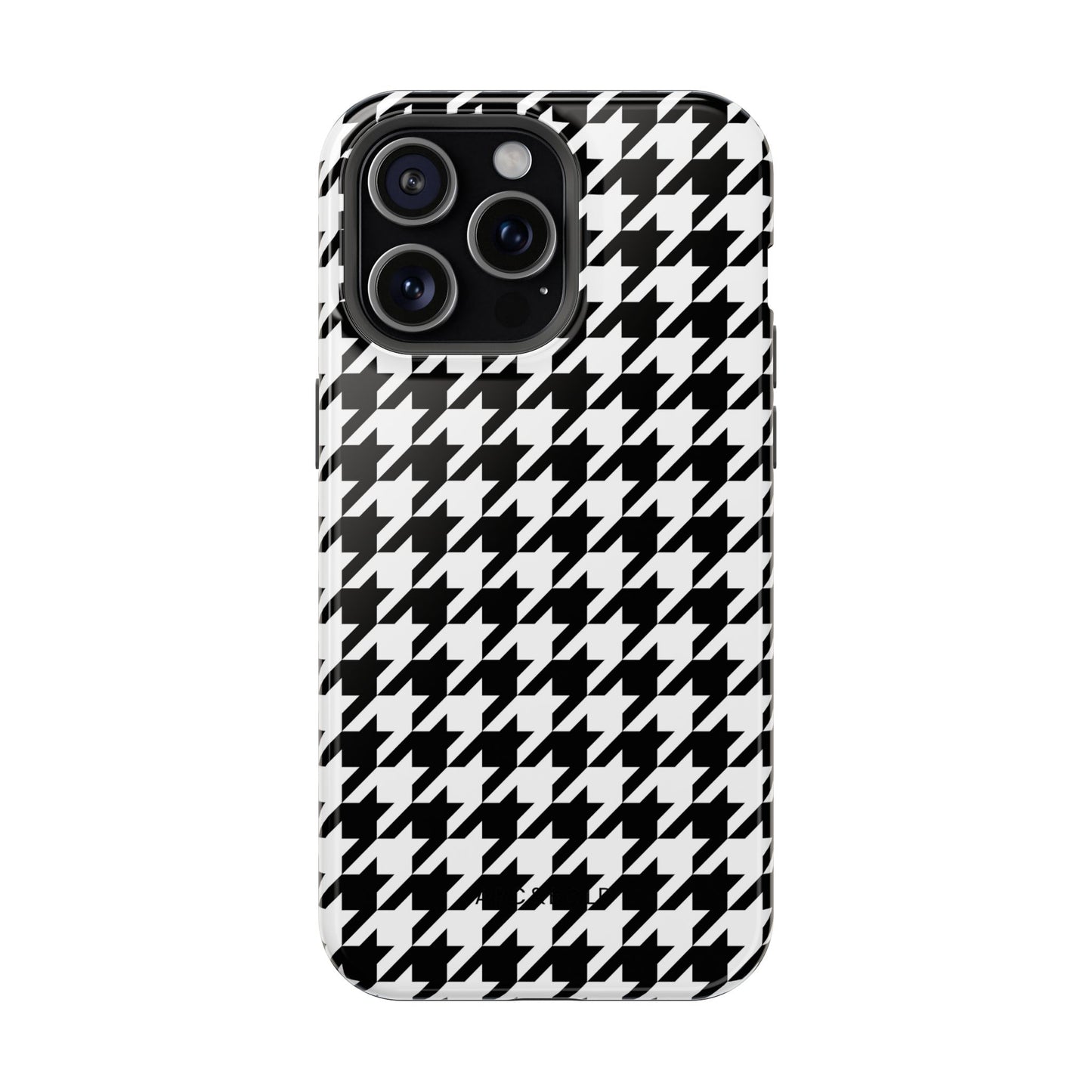 Houndstooth - Magnetic Phone Case - Arc & Bold