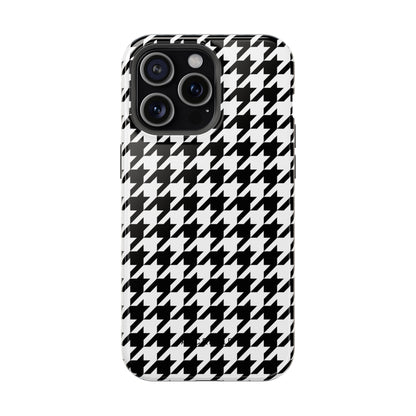 Houndstooth - Magnetic Phone Case - Arc & Bold