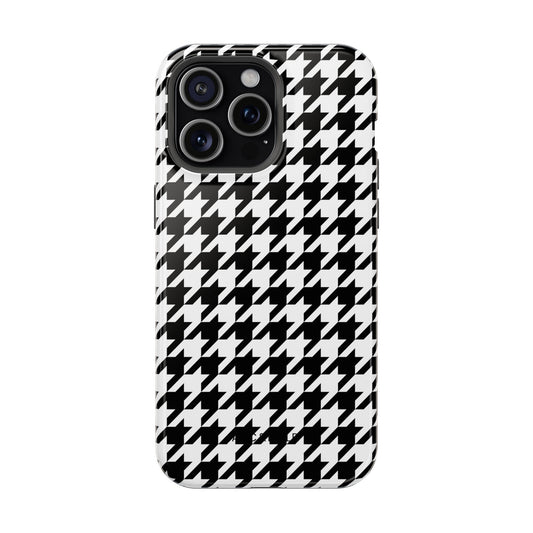Houndstooth - Magnetic Phone Case - Arc & Bold