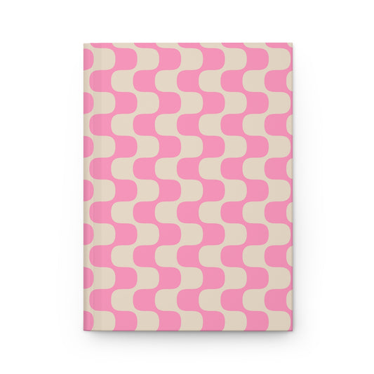 Pink Waves - Hardcover Journal Matte - Arc & Bold